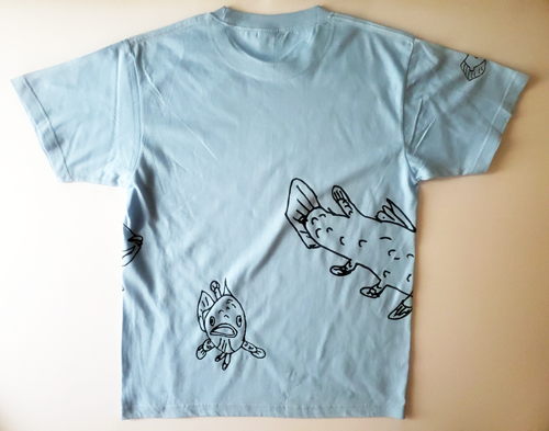 シーラカンスTシャツ裏